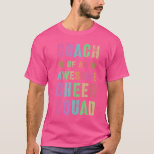 T-shirt Entraîneur de Cheerleaders D'une Équipe de Cheer E
