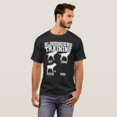 T-shirt Entraîneur de chien de Bloodhound (Devant entier)