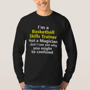 T-shirt Entraîneur de compétences de basketball pour jeune