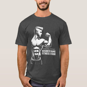 T-shirt Entraîneur de fitness moderne Bodybuilding Instruc