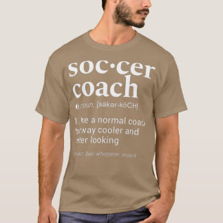 T-shirt Entraîneur de football Funny Dictionnaire Définiti