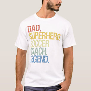 T-shirt Entraîneur de football papa