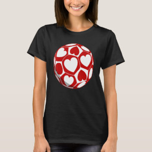 T-shirt Entraîneur De Football Saint Valentin Chemise Pour
