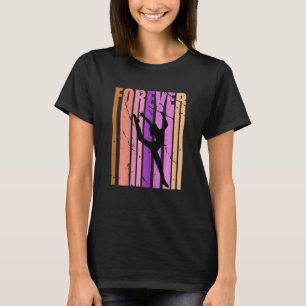 T-shirt Entraîneur de Gymnastique Rythmique Rétro Filles P