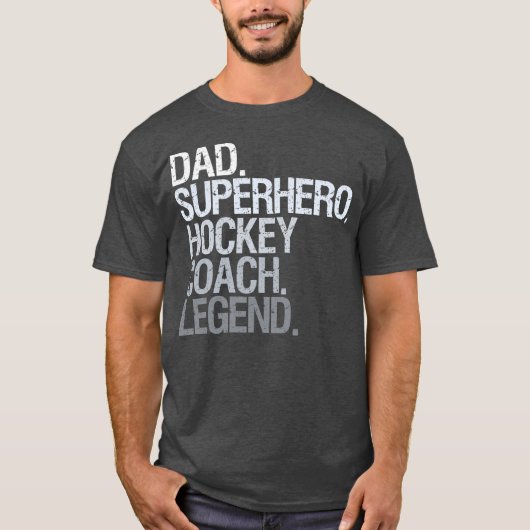 T-shirt Entraîneur de hockey (Devant)