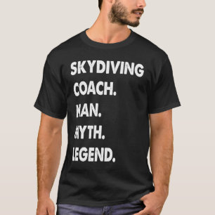 T-shirt Entraîneur de parachutisme homme mythe légende