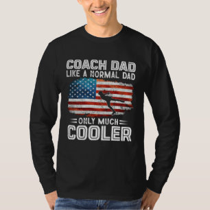 T-shirt Entraîneur de patinage artistique Papa Joueurs de