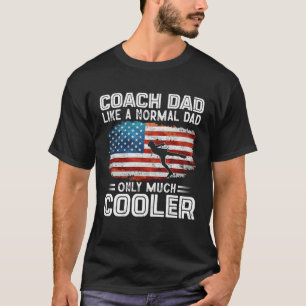 T-shirt Entraîneur de patinage artistique Papa Joueurs de