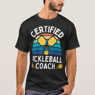 T-shirt Entraîneur de Pickle Ball Équipement Joueur Drôle