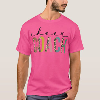 T-shirt Entraîneur de pom-pom girls Léopard Accessoires de