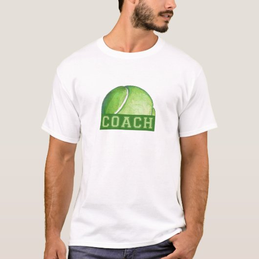 T-shirt Entraîneur de tennis (Devant)
