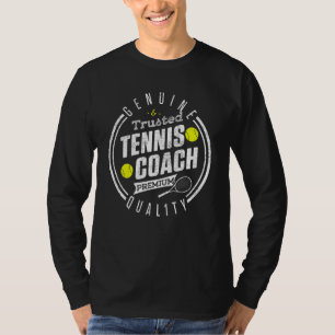 T-shirt Entraîneur de Tennis Joueur de qualité instructeur