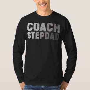 T-shirt Entraîneur Mens Stepdad Football Football Basketba