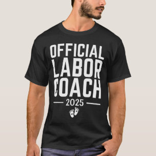 T-shirt Entraîneur officiel du travail 2025 s'attend à nou