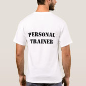 T-shirt Entraîneur personnel (Dos)