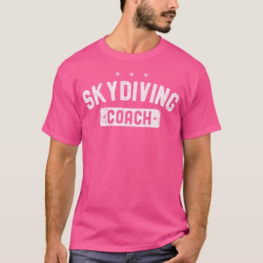 T-shirt Entraîneur Skydiving (Devant)