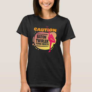 T-shirt Entraîneur sportif Athlète Funny Baton Twirler