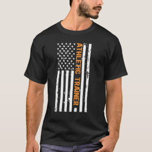 T-shirt Entraîneur sportif US Drapeau Entraînement sportif