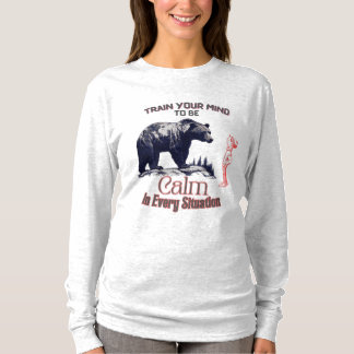 T-shirt Entraînez votre esprit pour être Calme - Motivatio