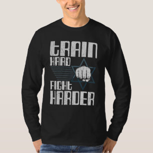 T-shirt Entraînez-vous dur, combattez plus dur Krav Maga A