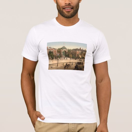 T-shirt Entrée Copenhague de parc de Tivoli (Devant)