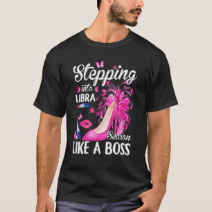 T-shirt Entrée Dans La Saison Libra Comme Un Boss Zodiac B