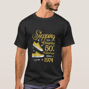 T-shirt Entrée dans le chapitre 50 Fabuleux depuis 1973 50