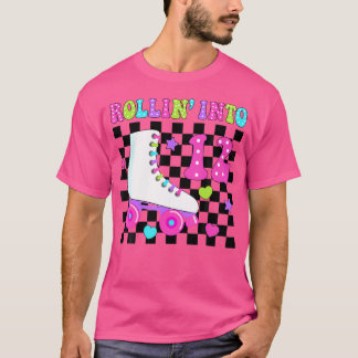 T-shirt Entrée dans les 12 ans Groovy Roller Skating Fille