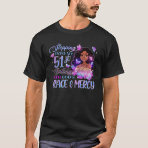 T-shirt Entrée dans ma 51ème avec la grâce de Dieu Melan