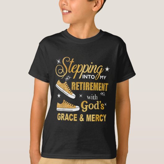 T-shirt Entrée Dans Ma Retraite Avec Dieu Grâce Et Moi (Devant)