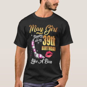 T-shirt Entrée Dans Mon 39E Anniversaire Comme Un Patron P
