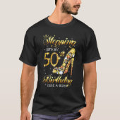 T-shirt Entrée Dans Mon 50E Anniversaire Comme Un Patron 5 (Devant)
