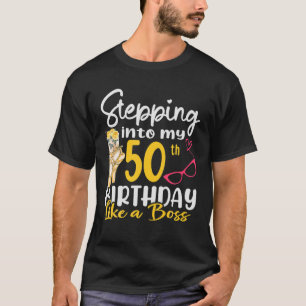 T-shirt Entrée Dans Mon 50E Anniversaire Comme Un Patron P