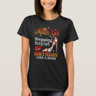 T-shirt Entrée Dans Mon Anniversaire Comme Une Fille De La