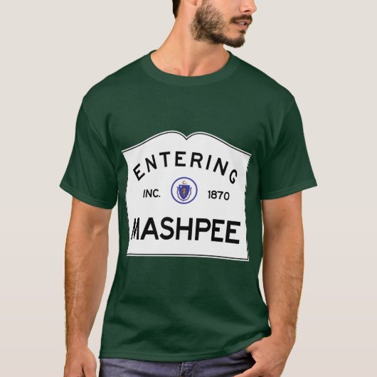T-shirt Entrée de Mashpee Massachusetts Commonwealth de Ma (Devant)