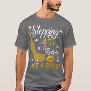 T-shirt Entrée En Mon 47E Anniversaire Comme Un Diamant Bo