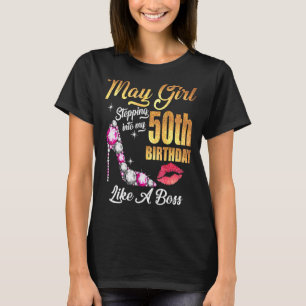 T-shirt Entrée En Mon 50E Anniversaire Comme Un Patron Pou