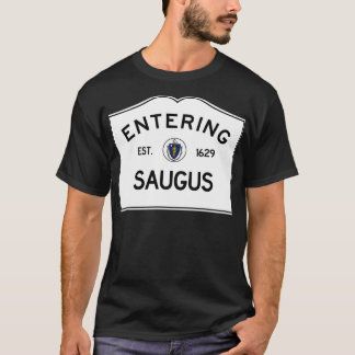 T-shirt Entrée Saugus Massachusetts Town Line Connexion