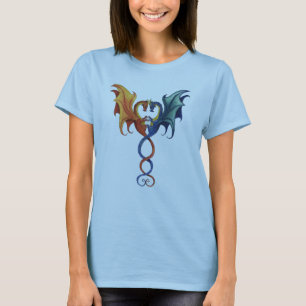 T-shirt entrelacé