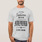 T-shirt Entrepreneur Profession Profession Profession Prof (Devant)