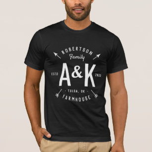 T-shirt Entreprise agricole Russe Arrow Family Monogramme