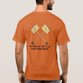 T-shirt Entreprise de tournage de neige (Dos)