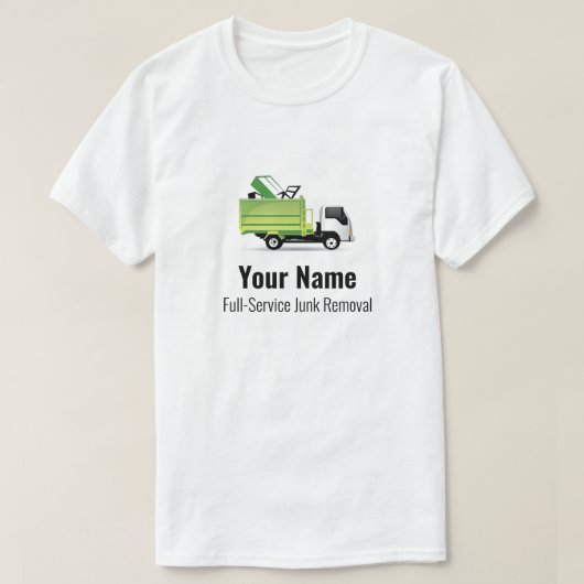 T-shirt Entreprise de traitement des déchets de déchets de (Design devant)