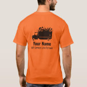 T-shirt Entreprise d'enlèvement de déchets de déchets de t (Dos)