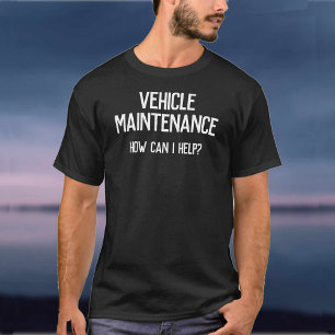 T-shirt Entreprise d'entretien de véhicules de garage Entr