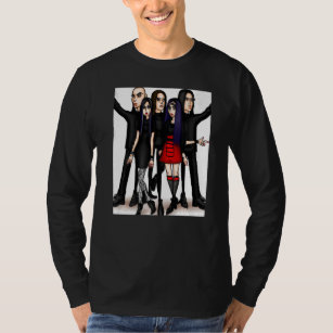 T-shirt Entreprise Goth Goth Clique Amis 1