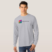 T-shirt Entreprise Logo Nom Nom Nom Nom Hommes (Devant entier)