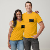 T-shirt Entreprise personnalisable Ajouter un logo moderne (Unisexe)