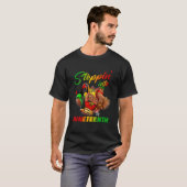 T-shirt Entrer dans des baskets juneteenth Afro Femme Fill (Devant entier)