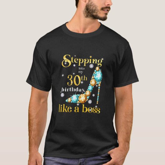 T-shirt Entrer Dans Mes 30 Ans Comme Un Patron (Devant)